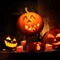 Halloween 24 Pack Orange Tea Light Candles, Battery Operated LED Tealights, Small Pumpkins Lights, Flameless, Electric Fake Tea Candles